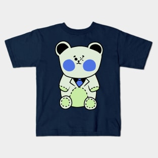 Green Teddy Bear Kids T-Shirt